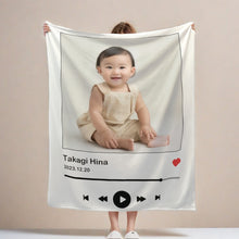 画像をギャラリービューアに読み込む, ベビーブランケット 写真入りブランケット オーダーメイド ブランケット 出産 祝い プレゼント