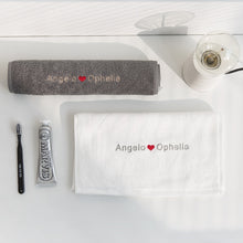 画像をギャラリービューアに読み込む, オーダーメイド 名入れタオル 刺繍入りマフラータオル コットン