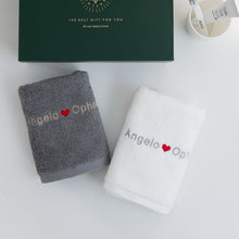 画像をギャラリービューアに読み込む, オーダーメイド 名入れタオル 刺繍入りマフラータオル コットン