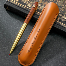 画像をギャラリービューアに読み込む, 名入れ メタルボールペン サインペン レザー ペンポーチ ビジネス オリジナル 高級感 プレゼント