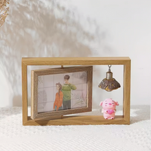 画像をギャラリービューアに読み込む, オーダーメイド旋回式両面フォトフレーム 子豚