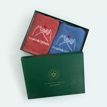 画像をギャラリービューアに読み込む, オーダーメイド 名入れタオル 刺繍マフラータオル バスタオル コットン カップル