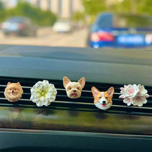 画像をギャラリービューアに読み込む, ペットの写真で作る 犬 アロマディフューザー 車用香水 手作り