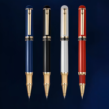 画像をギャラリービューアに読み込む, 【オーダーメイド】名入れサインペン 金属中性ペン|ビジネスマン用 高級オフィス|金属製 重み感 水性ボールペン 高級カスタム ギフトセット