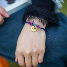 画像をギャラリービューアに読み込む, 写真入りブレスレット 手編み プレゼント