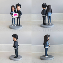 画像をギャラリービューアに読み込む, 写真から作成するフィギュア|フィギュア作成依頼|似顔絵人形|ボブルヘッドフィギュア|結婚記念|敬老の日プレゼント(Ⅲ)