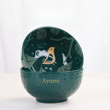 画像をギャラリービューアに読み込む, オーダーメイド 名入れ飯碗 ご飯茶碗 お碗 食器 おしゃれ 磁器