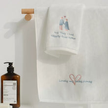 画像をギャラリービューアに読み込む, オーダーメイド 名入れタオル イラストフェイスタオル 文字刺繍入り