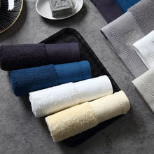 画像をギャラリービューアに読み込む, オーダーメイド 名入れタオル ロゴ文字刺繍入り フェイスタオル 大ロット依頼可能