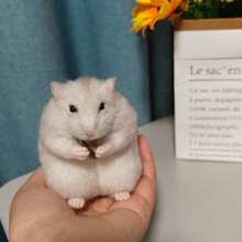 画像をギャラリービューアに読み込む, オーダーメイド ペット ウールフェルト|亡くなった ペット 羊毛フェルト|ペット メモリアル グッズ | ハムスターのぬいぐるみ Unimstar(XIII)