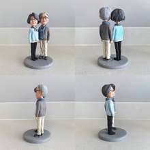 画像をギャラリービューアに読み込む, 写真から作成するフィギュア|フィギュア作成依頼|似顔絵人形|ボブルヘッドフィギュア|結婚記念|敬老の日プレゼント(Ⅲ)