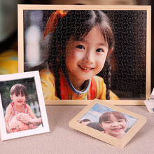 画像をギャラリービューアに読み込む, 写真入りフォトパズル フレーム付き