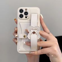 画像をギャラリービューアに読み込む, iPhoneケース ハンドベルト付き カードポケット カード入れ   スマホケース