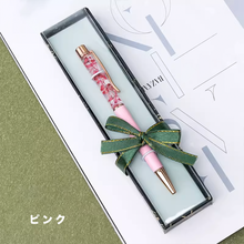 画像をギャラリービューアに読み込む, 名入れ金属製ボールペン 油性インキ 花|手作り 綺麗 オリジナル|贈り物 ビジネス 男女