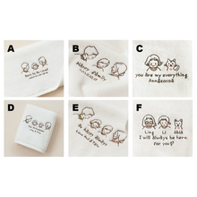 画像をギャラリービューアに読み込む, 【カスタマイズ可能】赤ちゃん・子ども 誕生日・出産祝いギフト|アイコン・お名前・誕生日刺繍いりハンカチ・タオル