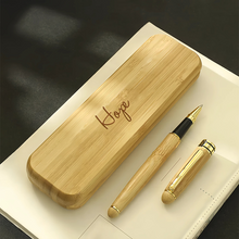 画像をギャラリービューアに読み込む, 名入れ 万年筆 ボールペン 自然風 環境保護 精緻な木製ギフトボックス ビジネス プレゼント