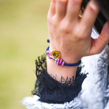 画像をギャラリービューアに読み込む, 写真入りブレスレット 手編み プレゼント