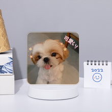 画像をギャラリービューアに読み込む, ペットの記念品 写真入りナイトライト