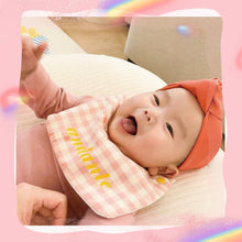 画像をギャラリービューアに読み込む, チェック柄よだれかけ・スタイ