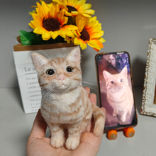 画像をギャラリービューアに読み込む, オーダーメイド 羊毛 フェルト ペット|ペット ぬいぐるみ|亡くなった ペット ぬいぐるみ|ペット メモリアル|猫 の ぬいぐるみ リアル(XI)