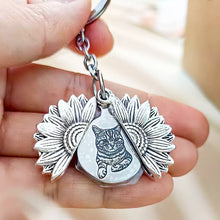 画像をギャラリービューアに読み込む, 【カスタマイズ可能】キーチェーン|写真入り 名前入り|犬や猫