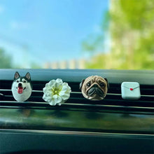 画像をギャラリービューアに読み込む, ペットの写真で作る 犬 アロマディフューザー 車用香水 手作り