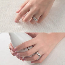 画像をギャラリービューアに読み込む, 刻字 写真彫刻 似顔絵 カップルリング オーダーメイド 指輪 シルバー クリスマスプレゼント