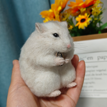 画像をギャラリービューアに読み込む, オーダーメイド ペット ウールフェルト|亡くなった ペット 羊毛フェルト|ペット メモリアル グッズ | ハムスターのぬいぐるみ Unimstar(XIII)