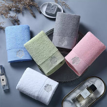 画像をギャラリービューアに読み込む, カスタマイズ可能 名入れタオル ロゴ文字刺繍入りフェイスタオル マフラータオル 大ロット依頼対応可能
