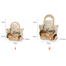 画像をギャラリービューアに読み込む, カスタマイズ可能|名入れ バスケット トートバッグ|手作り 編み カゴバッグ|母の日 プレゼント