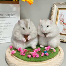 画像をギャラリービューアに読み込む, オーダーメイド ペット ウールフェルト|亡くなった ペット 羊毛フェルト|ペット メモリアル グッズ | ハムスターのぬいぐるみ Unimstar(XIII)