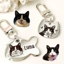 画像をギャラリービューアに読み込む, 【オーダーメイド】名前・写真入り ペット迷子札|刻印 電話番号・連絡先|犬・猫 ネームタグ アクセサリー