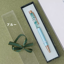画像をギャラリービューアに読み込む, 名入れ金属製ボールペン 油性インキ 花|手作り 綺麗 オリジナル|贈り物 ビジネス 男女