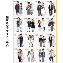 画像をギャラリービューアに読み込む, 顔はめデザイン(二人)