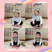 画像をギャラリービューアに読み込む, チェック柄よだれかけ・スタイ