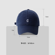画像をギャラリービューアに読み込む, 野球帽 刺繡入り 帽子 アルファベット 日除け 紫外線対策 プレゼント