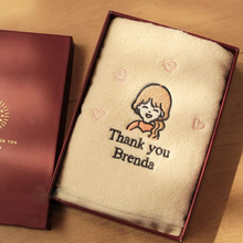 画像をギャラリービューアに読み込む, お名前刺繍入りハンカチ·ハンドタオル