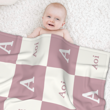 画像をギャラリービューアに読み込む, お名前入りブランケット | 出産祝いの贈り物 | 名前とイニシャル