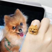 画像をギャラリービューアに読み込む, ペットの写真で作る 指輪シルバー925