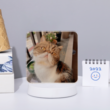 画像をギャラリービューアに読み込む, ペットの記念品 写真入りナイトライト