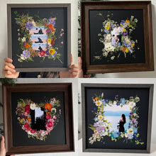 画像をギャラリービューアに読み込む, 写真入りプリザーブドフラワーフォトフレーム|結婚祝い 誕生日プレゼント|カスタム ギフト|Unimstar