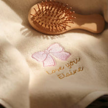 画像をギャラリービューアに読み込む, オーダーメイド 名入れタオル 文字刺繍入りフェイスタオル コットン ハート リボン