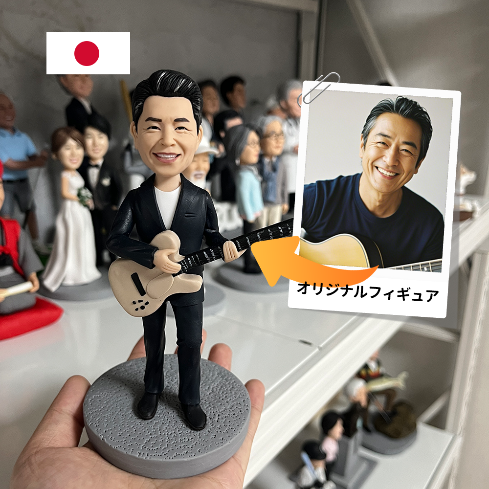 お写真で作るオリジナルフィギュア ボブルヘッド 退職プレゼント 御祝