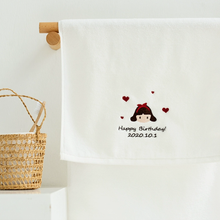 画像をギャラリービューアに読み込む, タオル