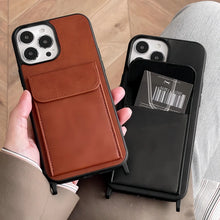 画像をギャラリービューアに読み込む, iPhoneケース ストラップ 多機種対応 ポケット付き 肩掛け カード収納 スマホケース シンプル 高級感