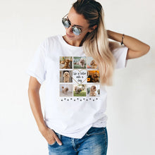 画像をギャラリービューアに読み込む, 名入れ 写真入りTシャツ カスタマイズ可能