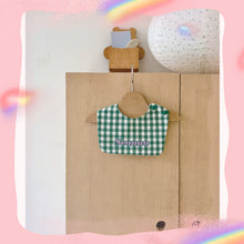 画像をギャラリービューアに読み込む, チェック柄よだれかけ・スタイ