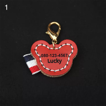 画像をギャラリービューアに読み込む, 【カスタマイズ可能】名前・電話番号入れ ペット迷子札 犬 猫 首輪 チョーカー ペットタグ 静音で軽量 本革 やわらかい おしゃれ ペットグッズ|Unimstar