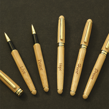 画像をギャラリービューアに読み込む, 名入れ 万年筆 ボールペン 自然風 環境保護 精緻な木製ギフトボックス ビジネス プレゼント