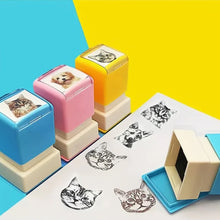 画像をギャラリービューアに読み込む, ペットカスタム印鑑 可愛い 高品質 インキ印鑑